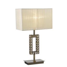 Florence Crystal Table Lamps Diyas Contemporary Crystal Table Lamps